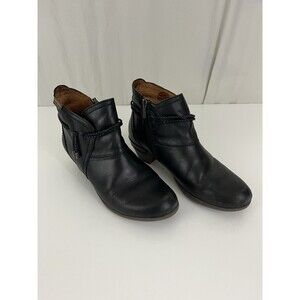 PIKOLINOS Booties Rotterdam Tassels  Black  Size 38 EU 7.5 US Western Cute